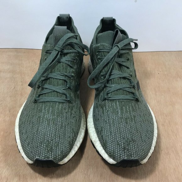 Adidas Men’s Pureboost RBL Rebel Green Running Shoes CM8312 Size 12.5 - Picture 2 of 9